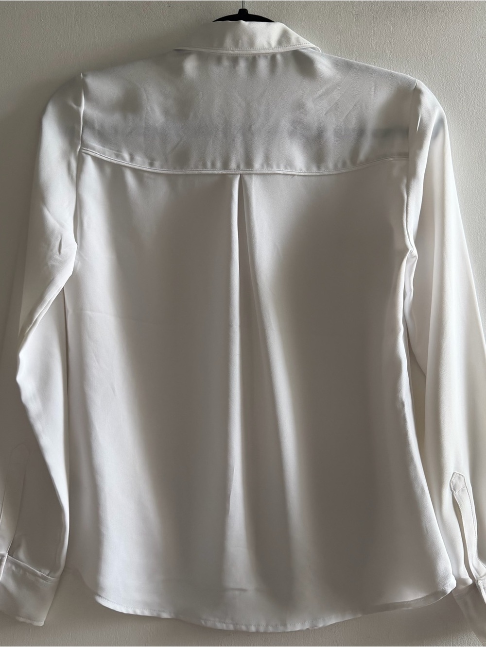 Express Portofino White Button Down Collared Blouse – Classic Workwear Top - Picture 2 of 10